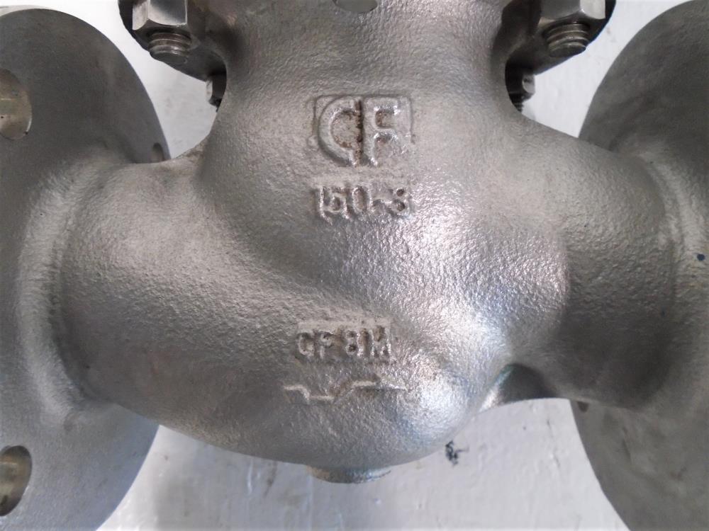 CF Fluid Controls 3" 150# CF8M Globe Valve, GL 15FC3